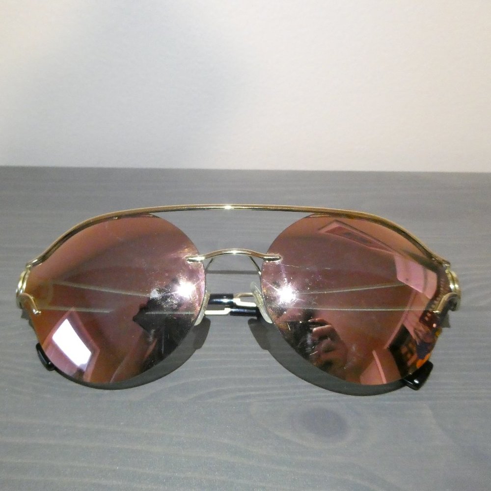 Versace Sunglasses MOD 2184 1252/4z 16-17-140 3N Pink/Rose Gold Lenses Italy